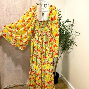 Gorgeous Dress size 26/28 . Long maxi . Flow’s beautifully… like new .